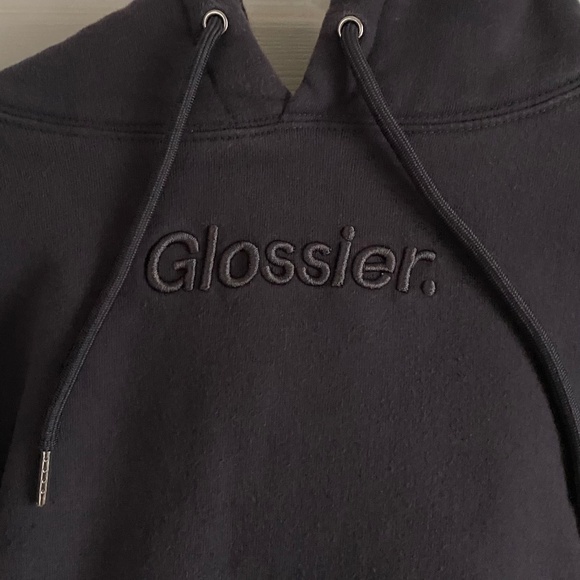 Glossier Sweaters - Glossier Black Hoodie Sweater